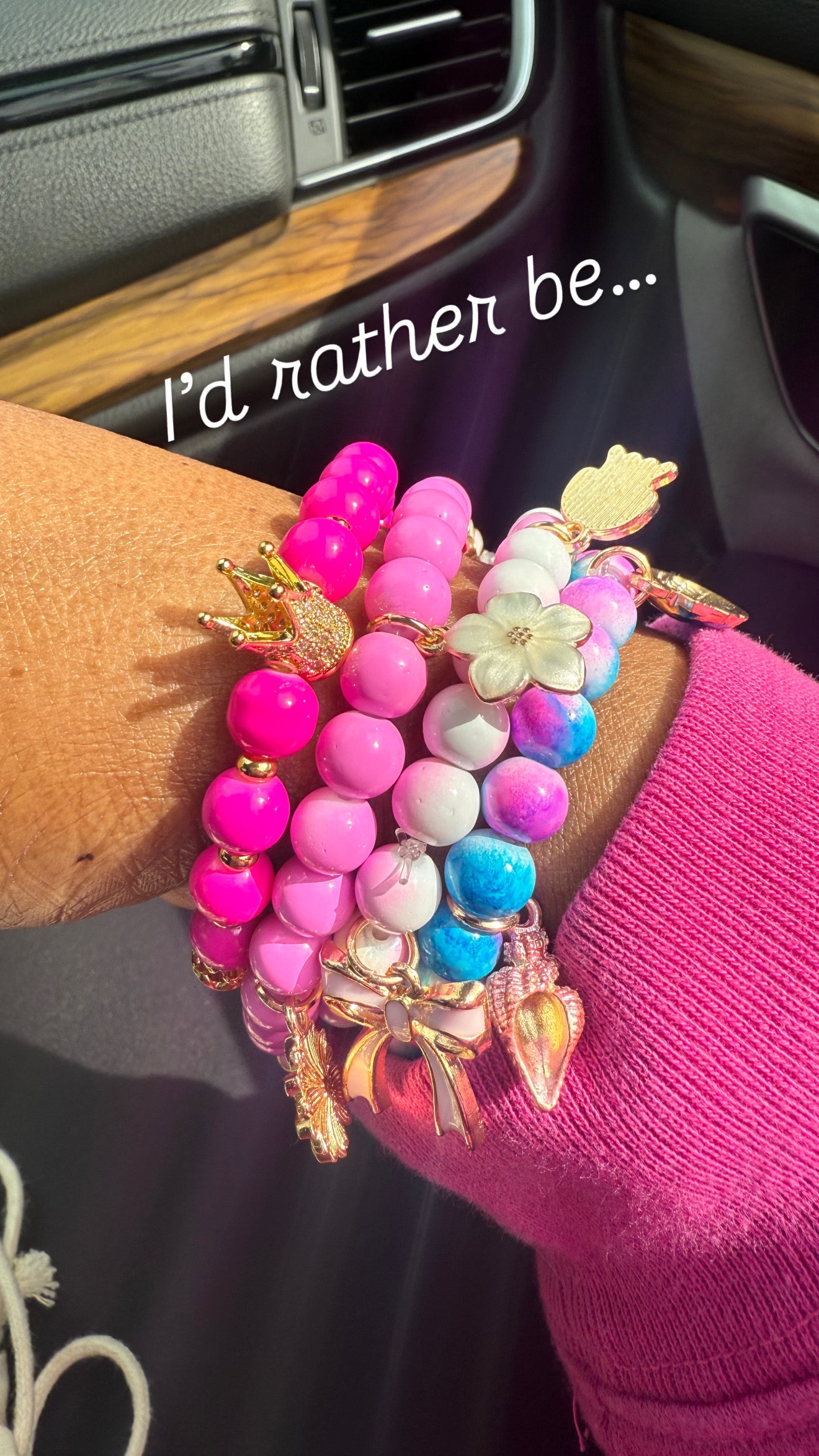 Beautiful Pink and Blue Ombré Set