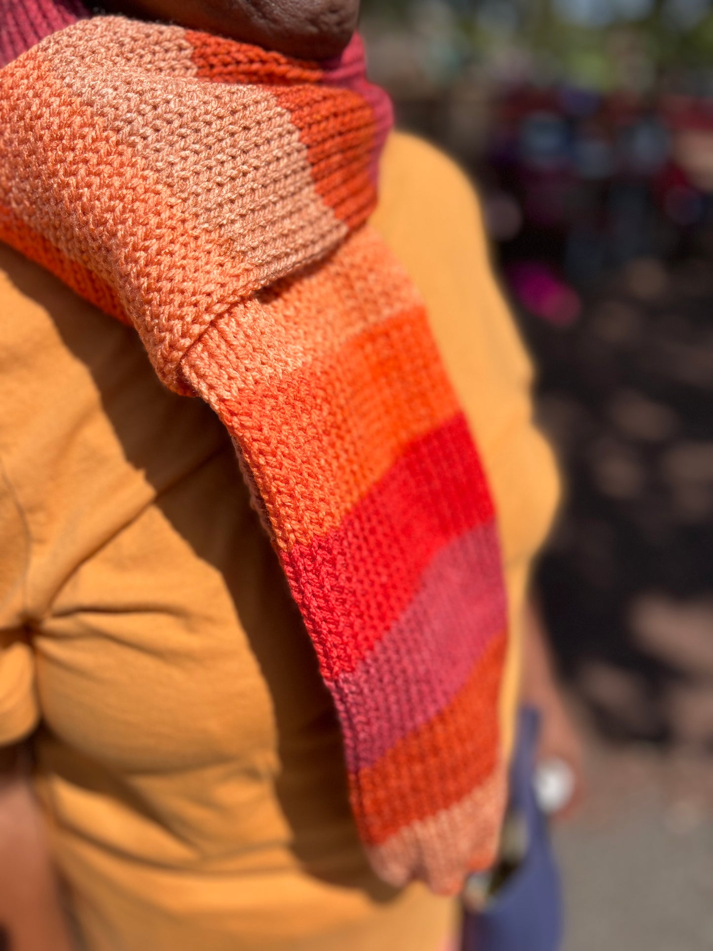 Pumpkin Spice Cinnamon Scarf