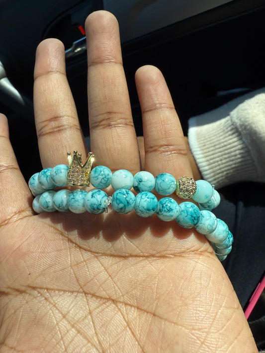 Turquoise Wave Set