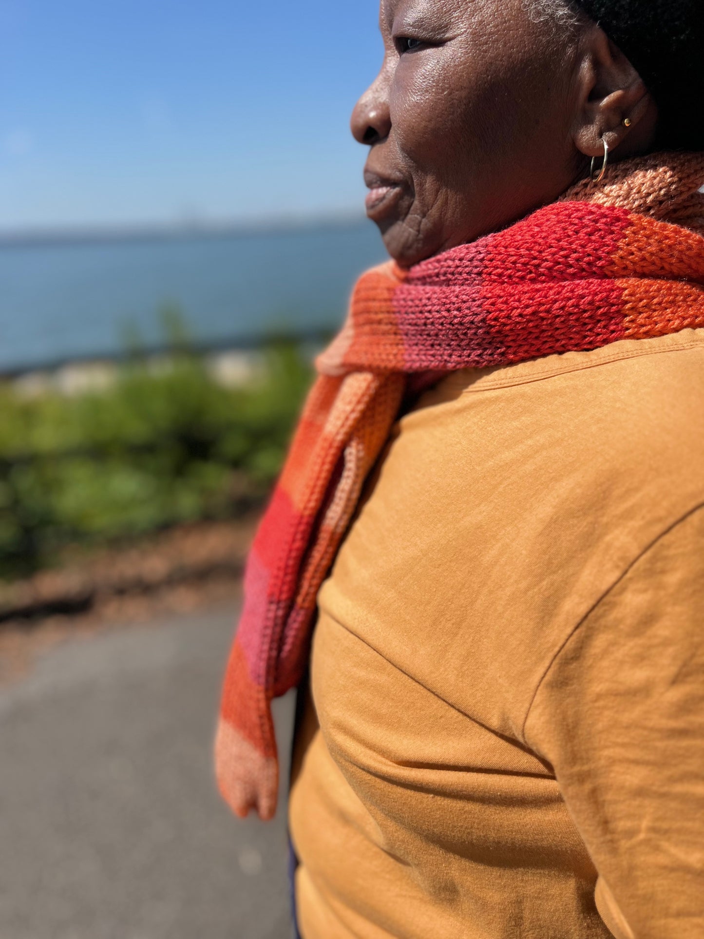 Pumpkin Spice Cinnamon Scarf